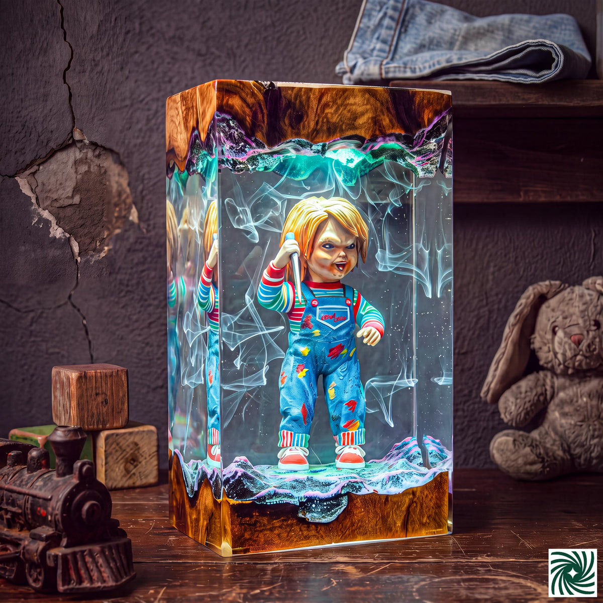 Chucky Resin Lamp