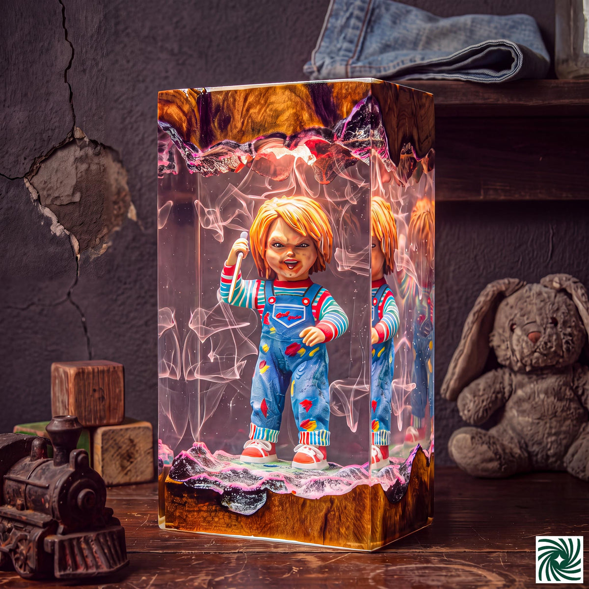Chucky Resin Lamp