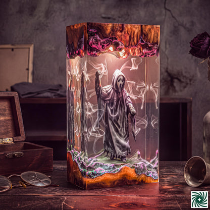 The Scream Resin Lamp