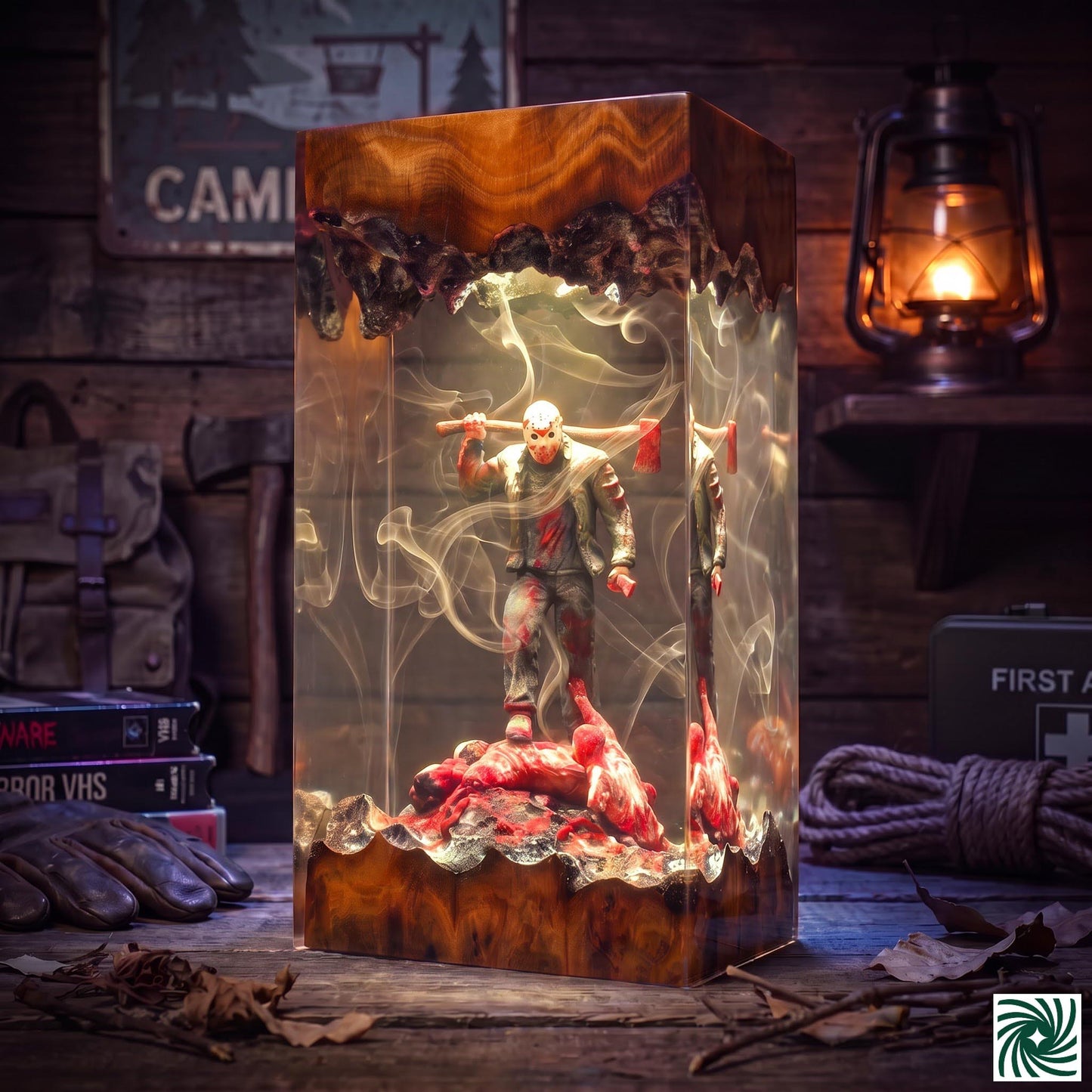 Halloween Resin Lamp