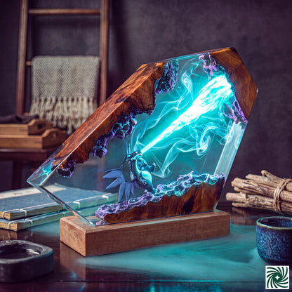 Mega Charizard X Resin Lamp