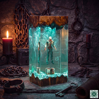 Halloween Resin Lamp