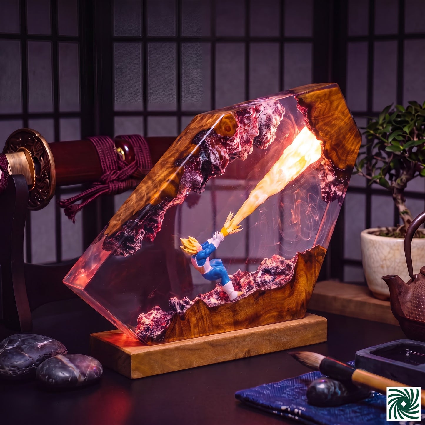 Vegeta Resin Lamp