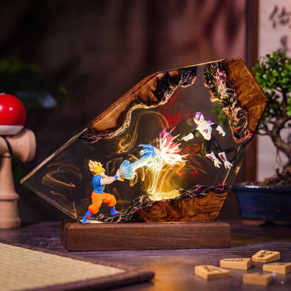 Goku vs Frieza Resin Lamp