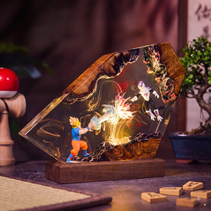 Goku vs Frieza Resin Lamp