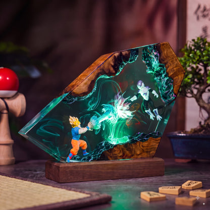 Goku vs Frieza Resin Lamp