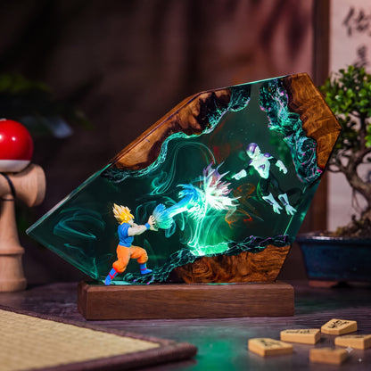 Goku vs Frieza Resin Lamp