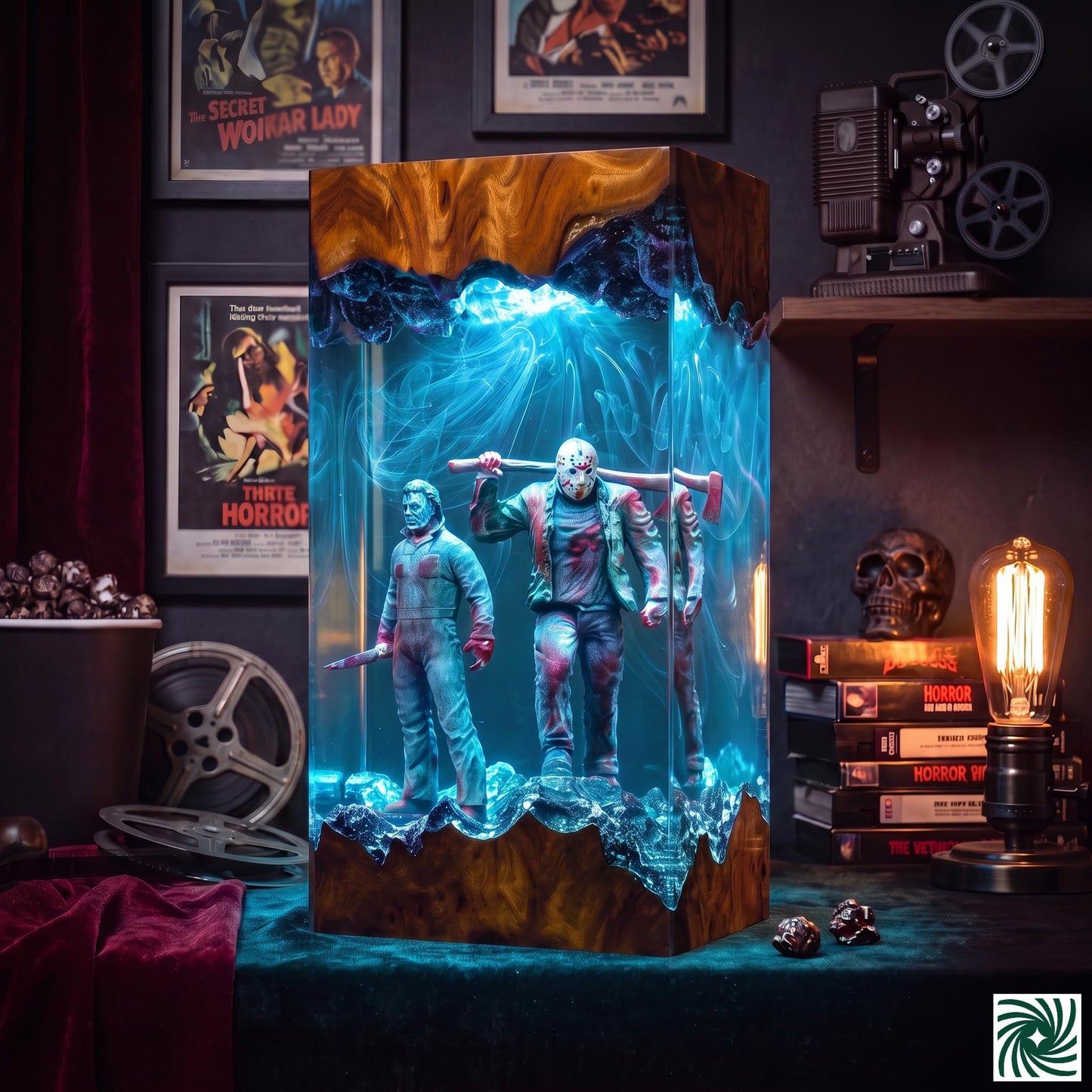 Halloween Resin Lamp