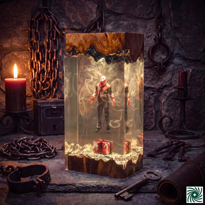 Halloween Resin Lamp