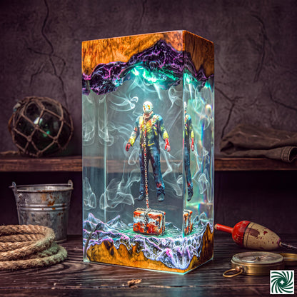 Halloween Resin Lamp