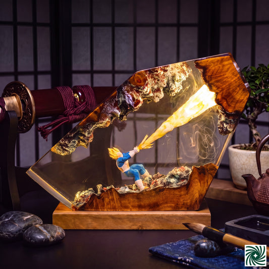 Vegeta Resin Lamp