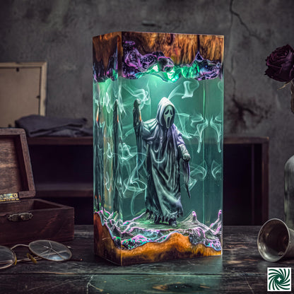 The Scream Resin Lamp