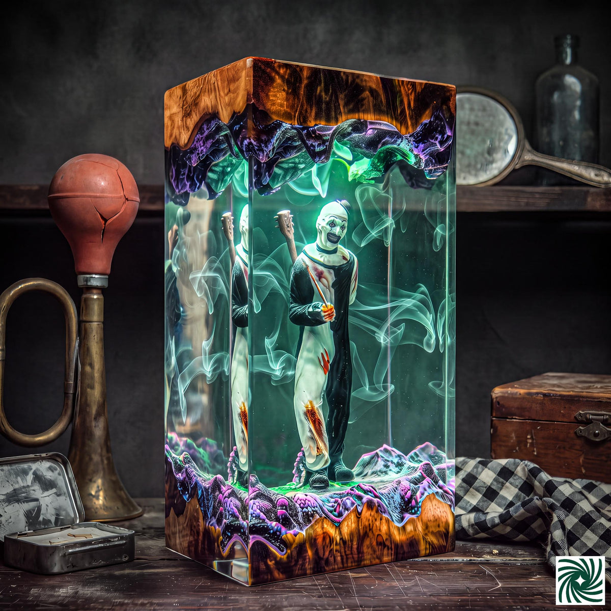 Art the Clown Resin Lamp