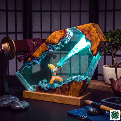 Goku Resin Lamp