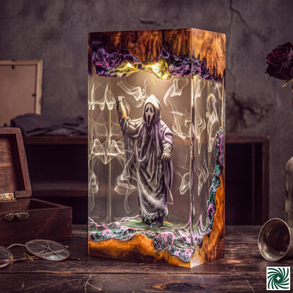 The Scream Resin Lamp