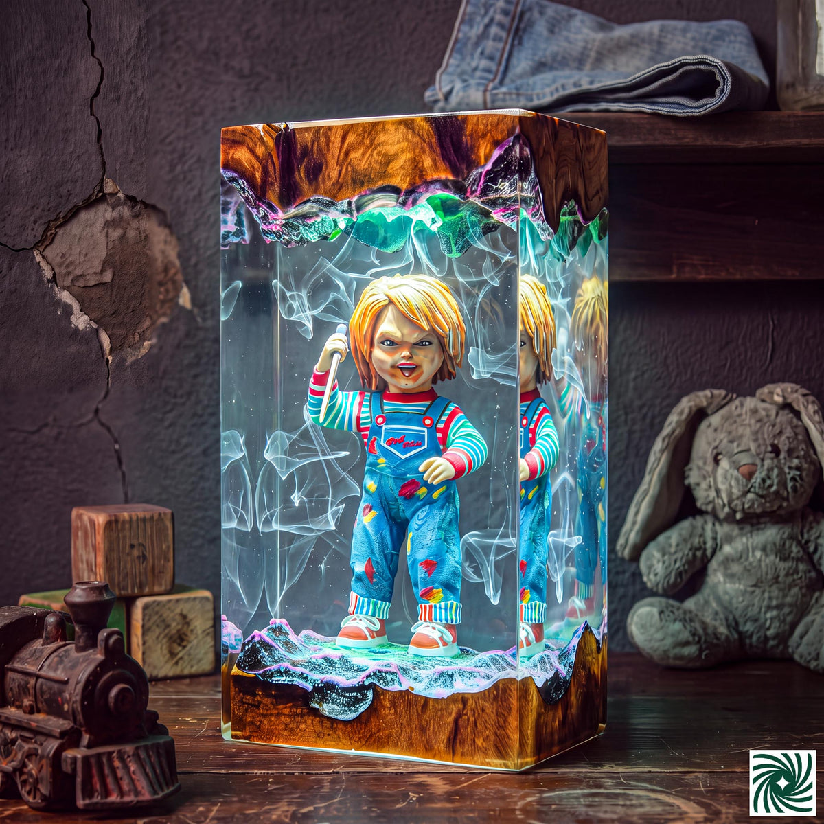 Chucky Resin Lamp