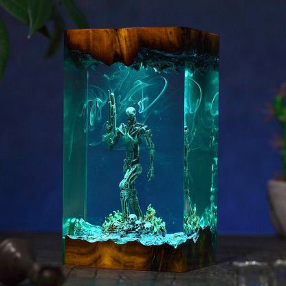 Atomic Survivor: Metal Flesh Resin Lamp