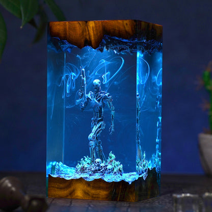 Atomic Survivor: Metal Flesh Resin Lamp