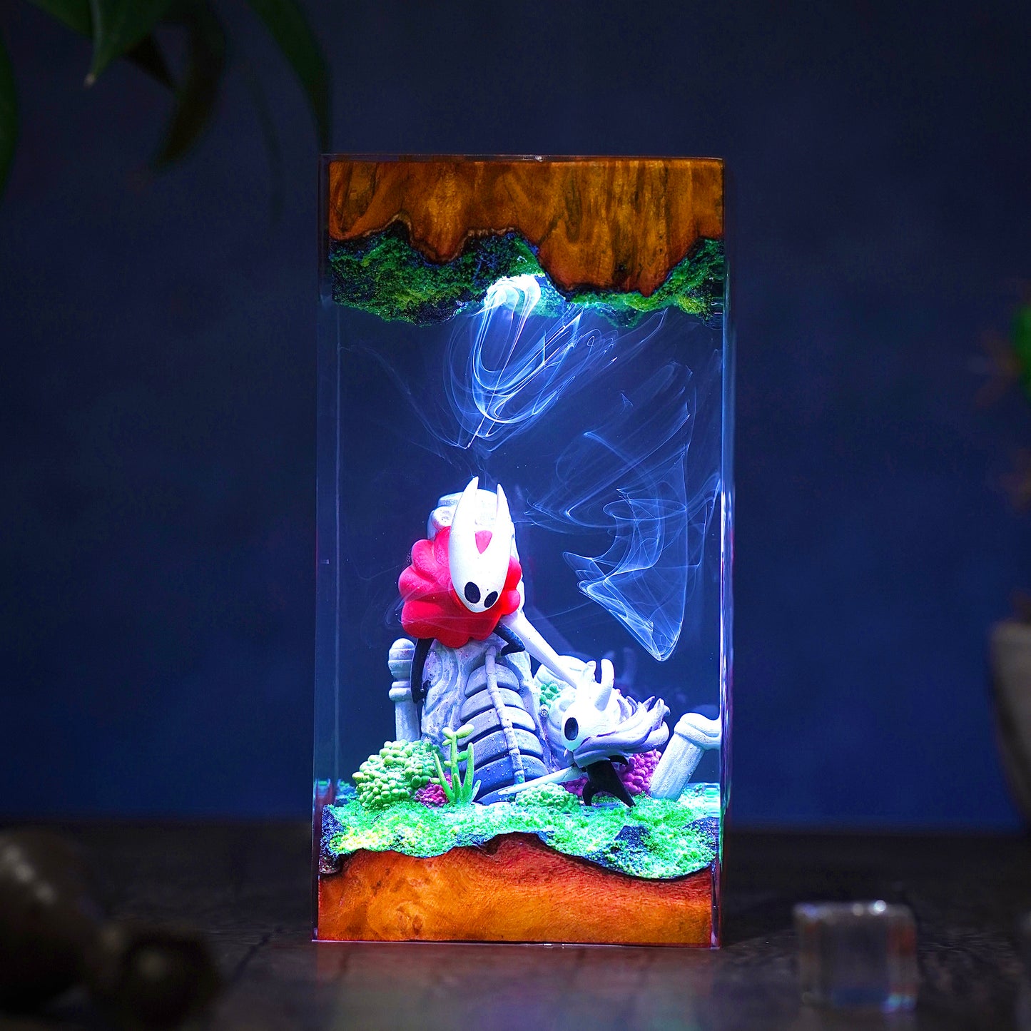 The Fallen Kingdom: Insect Warrior Resin Lamp