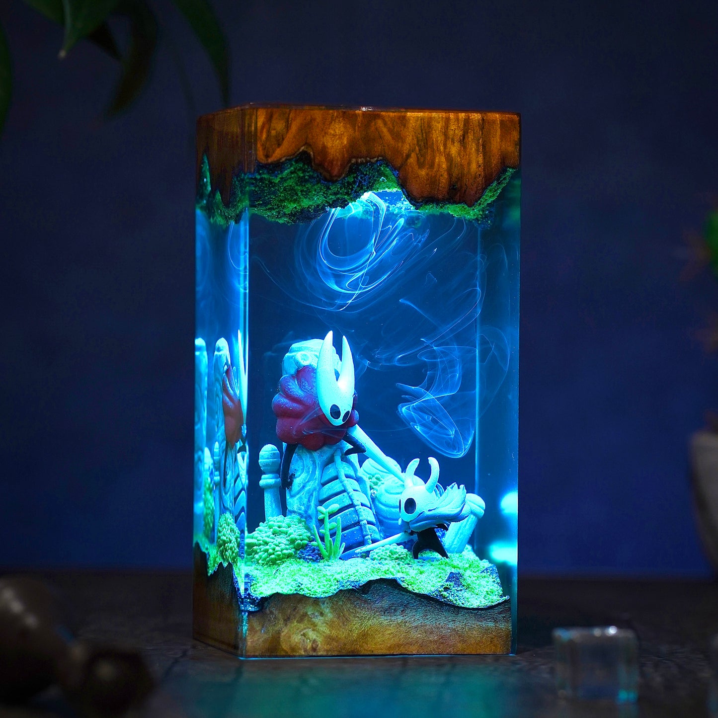 The Fallen Kingdom: Insect Warrior Resin Lamp