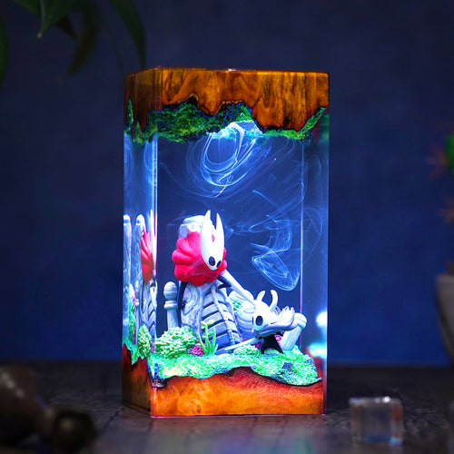 The Fallen Kingdom: Insect Warrior Resin Lamp