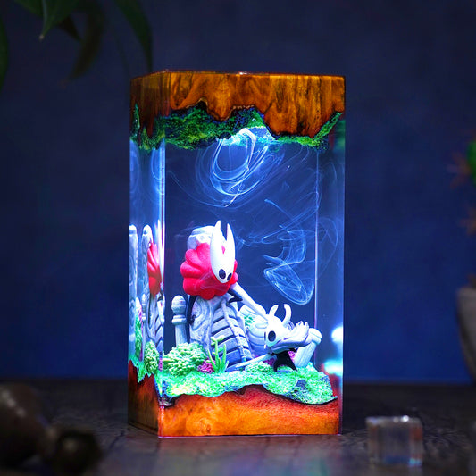 The Fallen Kingdom: Insect Warrior Resin Lamp