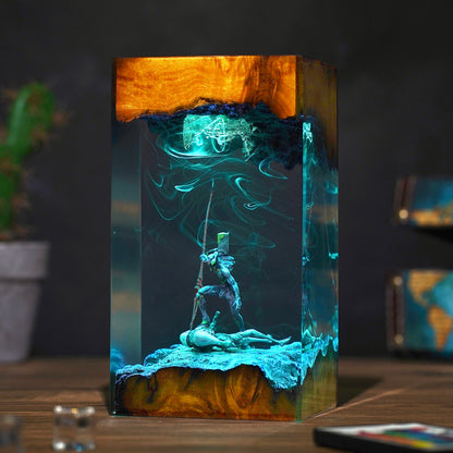 Project Genesis: Human Instrumentality Resin Lamp