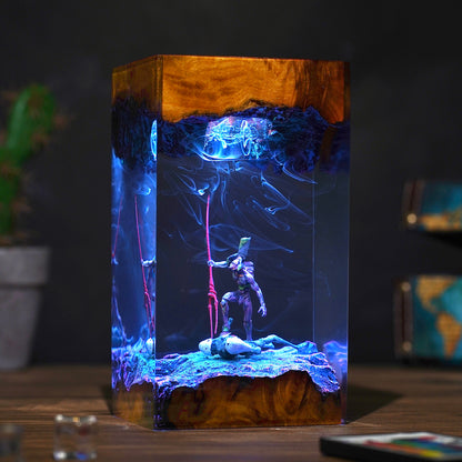 Project Genesis: Human Instrumentality Resin Lamp