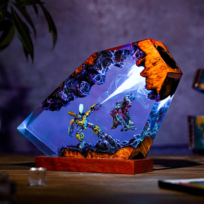 Sting of Victory: Robotic Resin Lamp