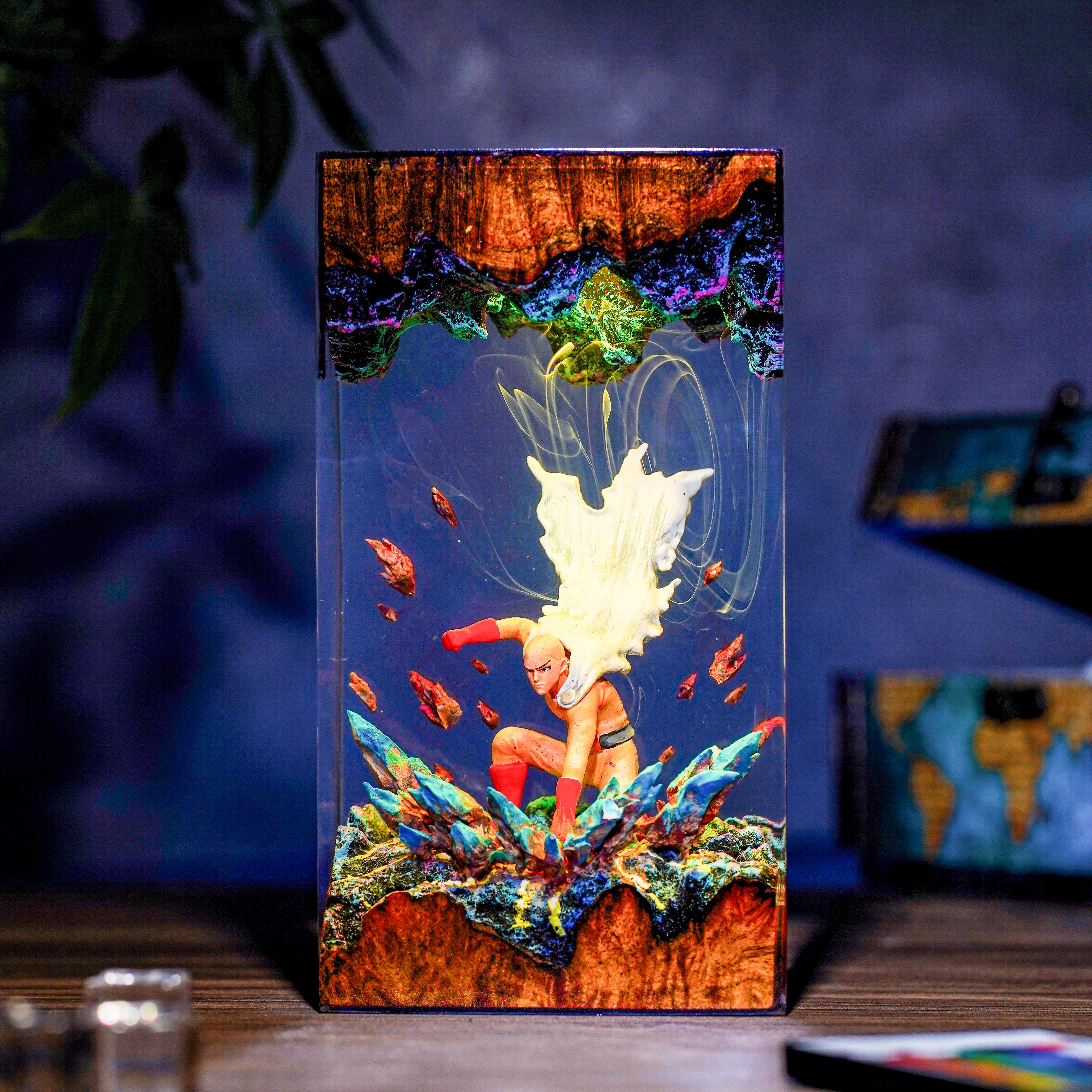 Saitama One Punch Man Resin lamp