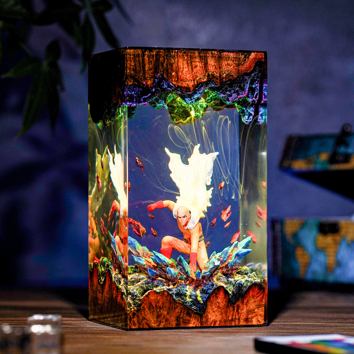 Saitama One Punch Man Resin lamp