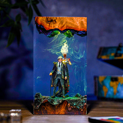 Golden Hour Impression: Artistic Night Light