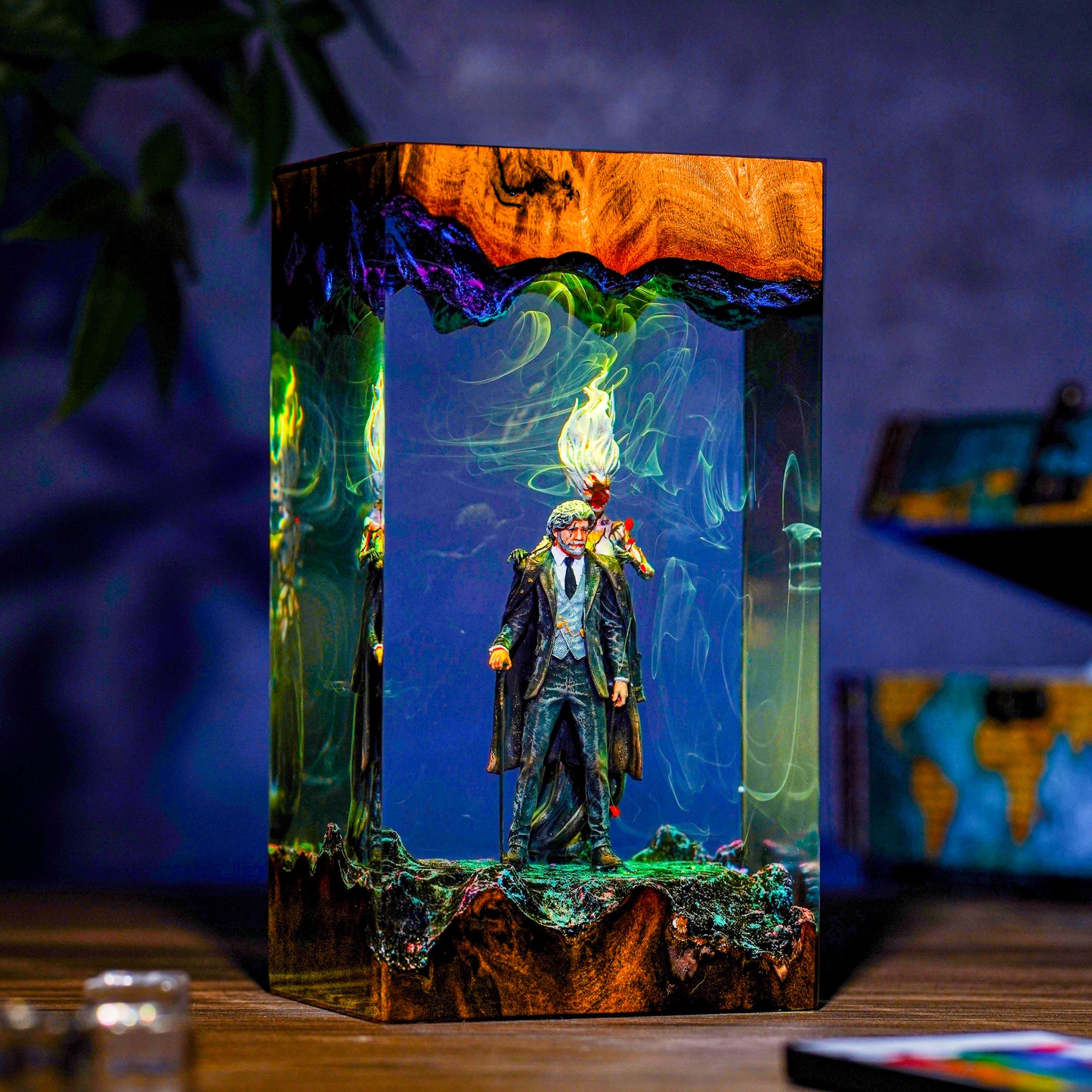 Golden Hour Impression: Artistic Night Light
