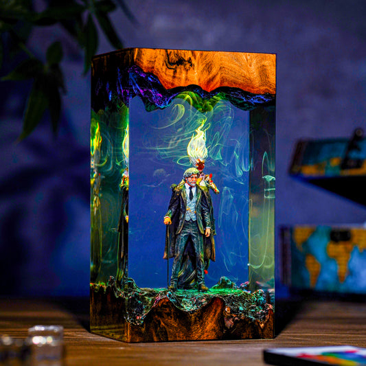Golden Hour Impression: Artistic Night Light