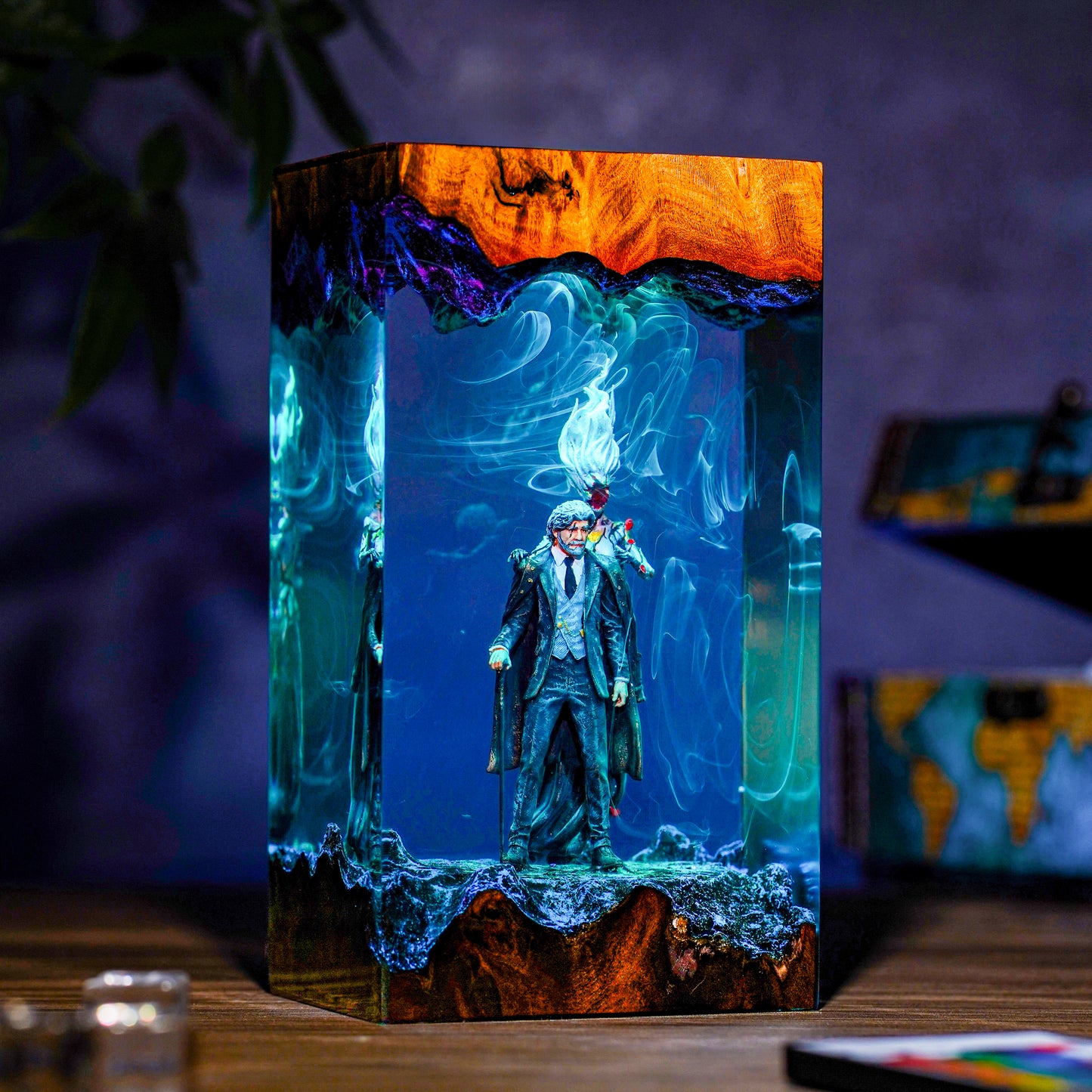 Golden Hour Impression: Artistic Night Light