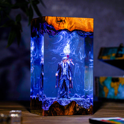 Golden Hour Impression: Artistic Night Light