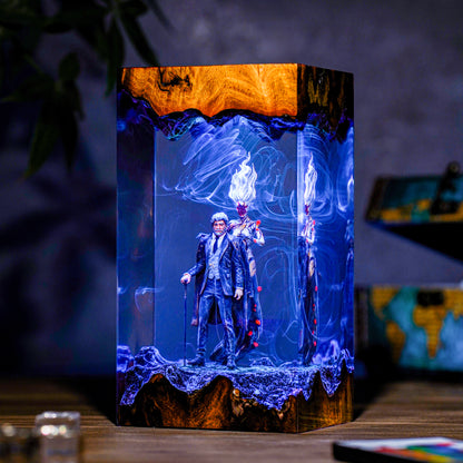 Golden Hour Impression: Artistic Night Light