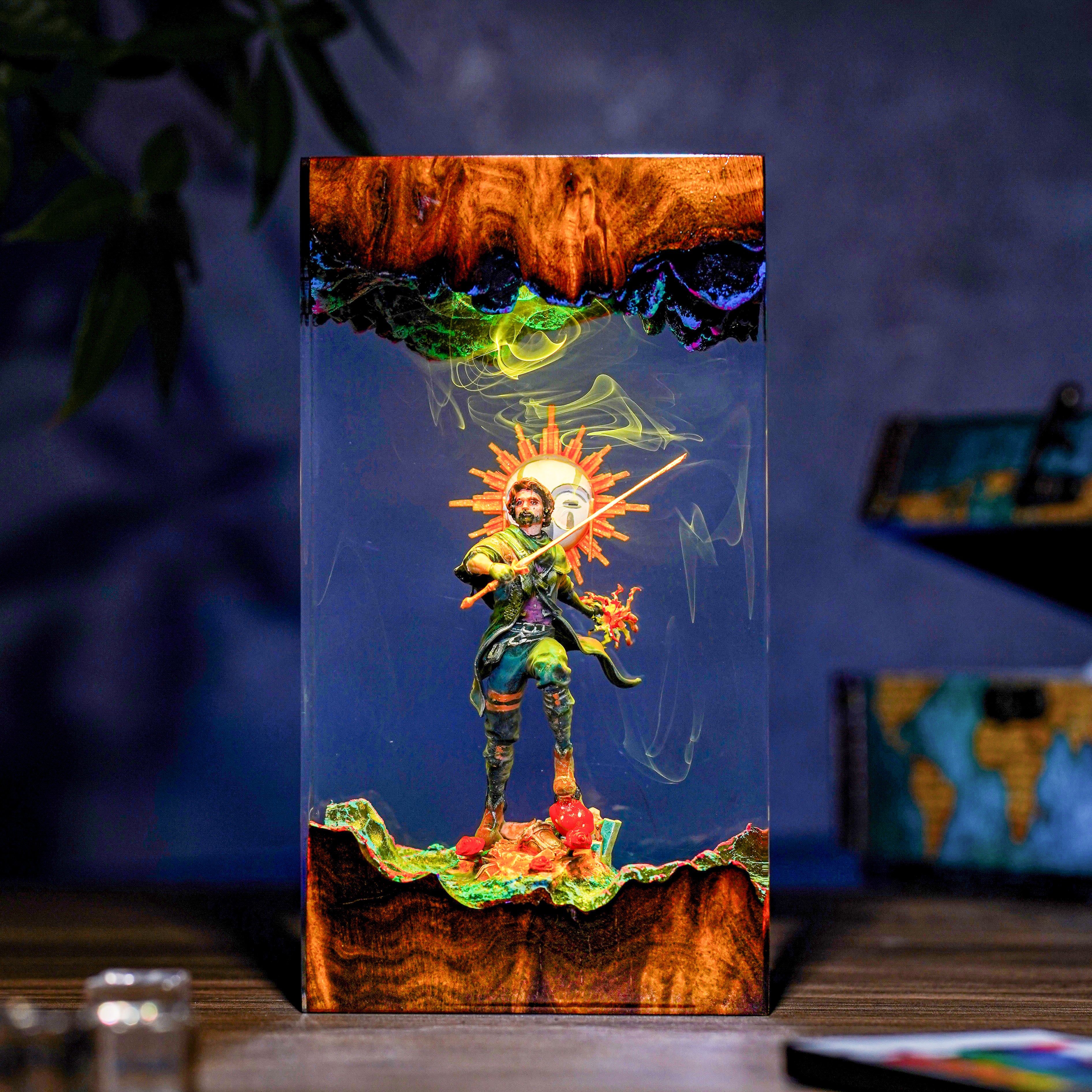 Gustave Clair Obscur Resin lamp