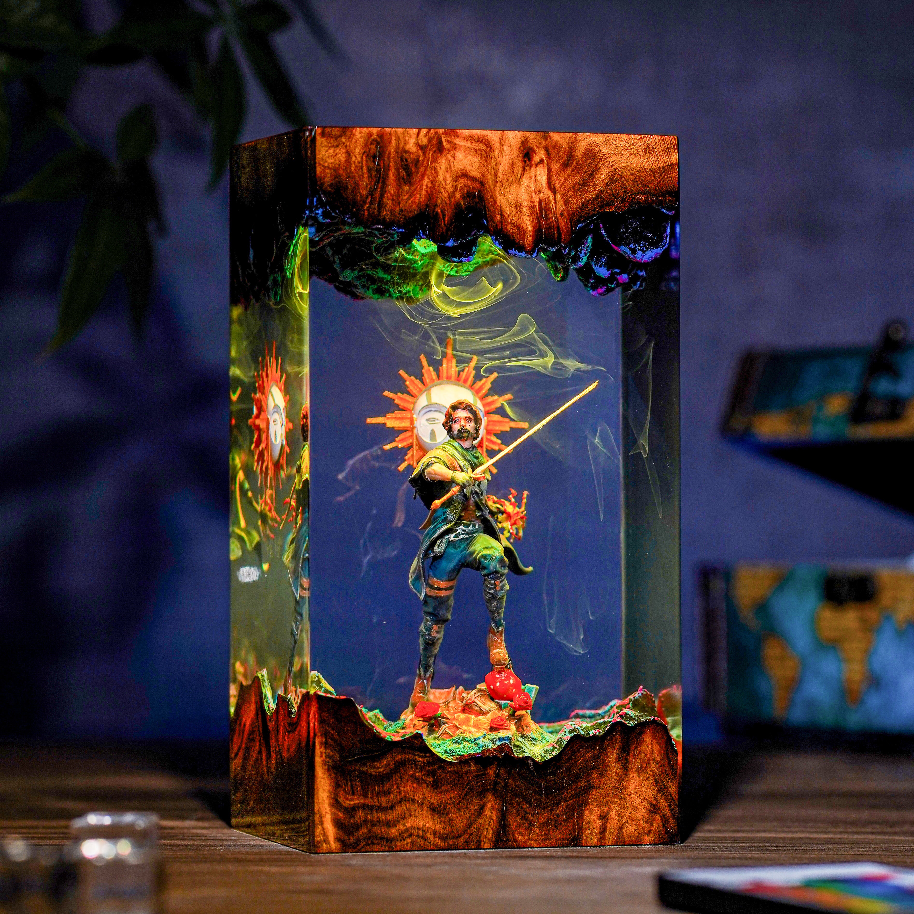 Gustave Clair Obscur Resin lamp