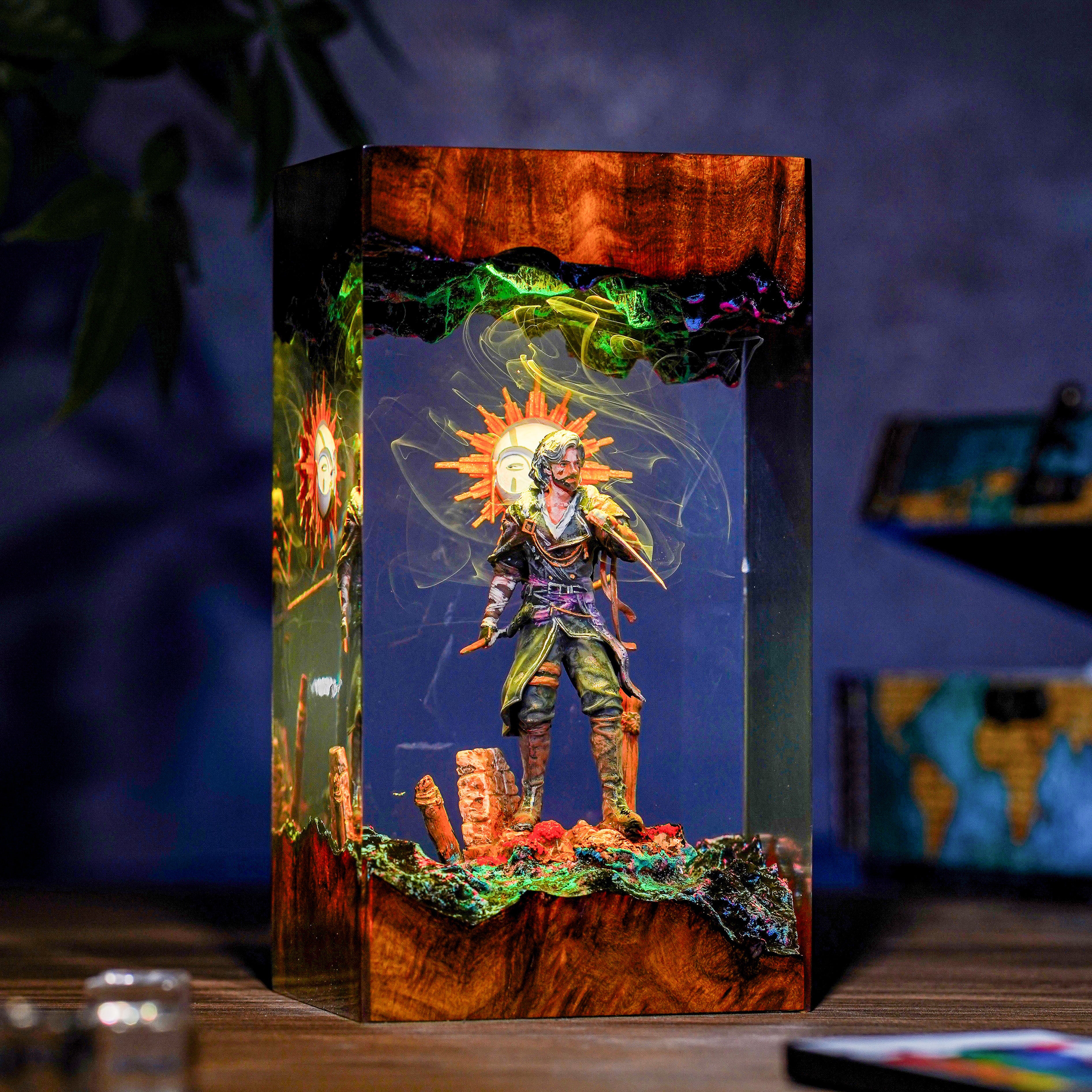 Verso Clair Obscur Resin lamp