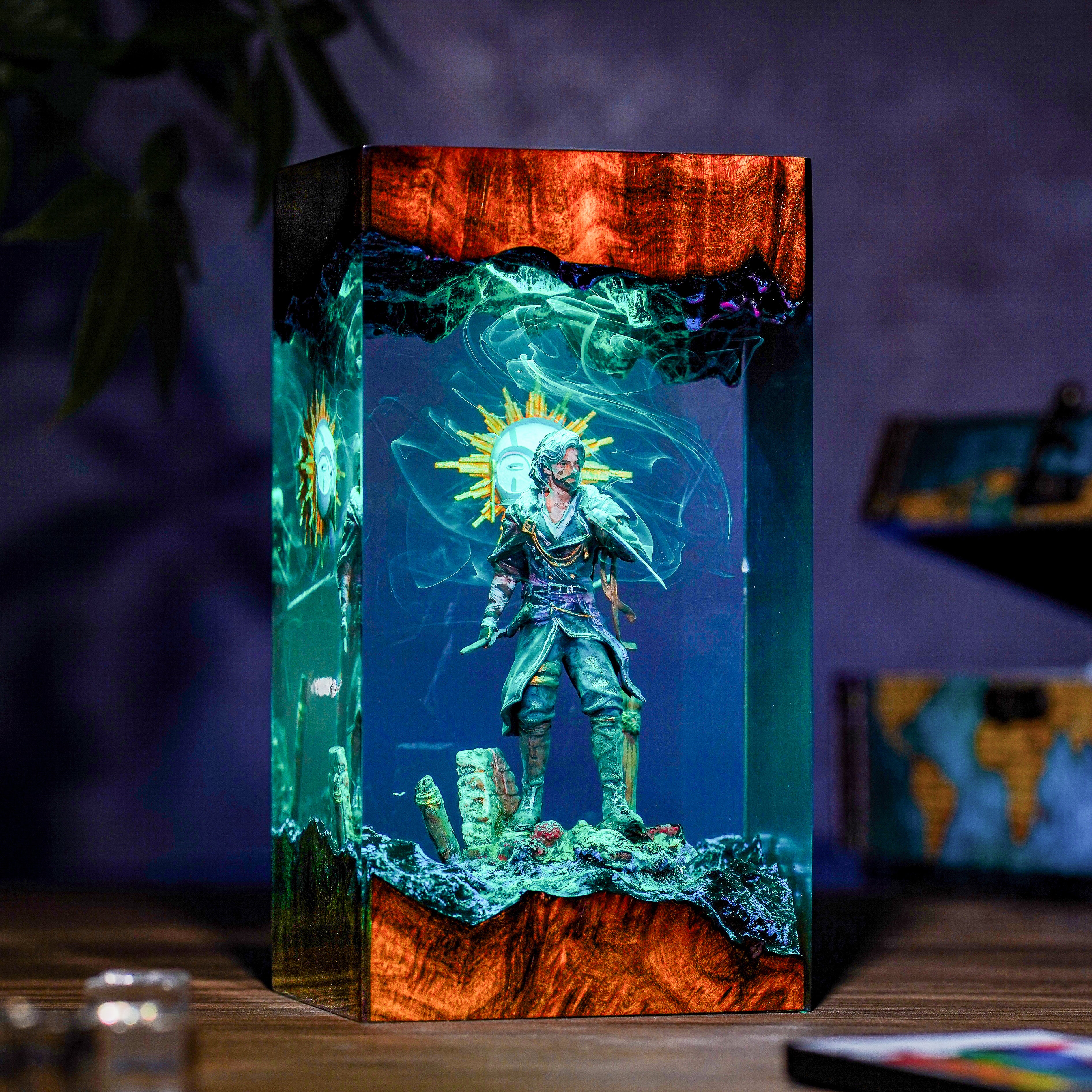 Verso Clair Obscur Resin lamp