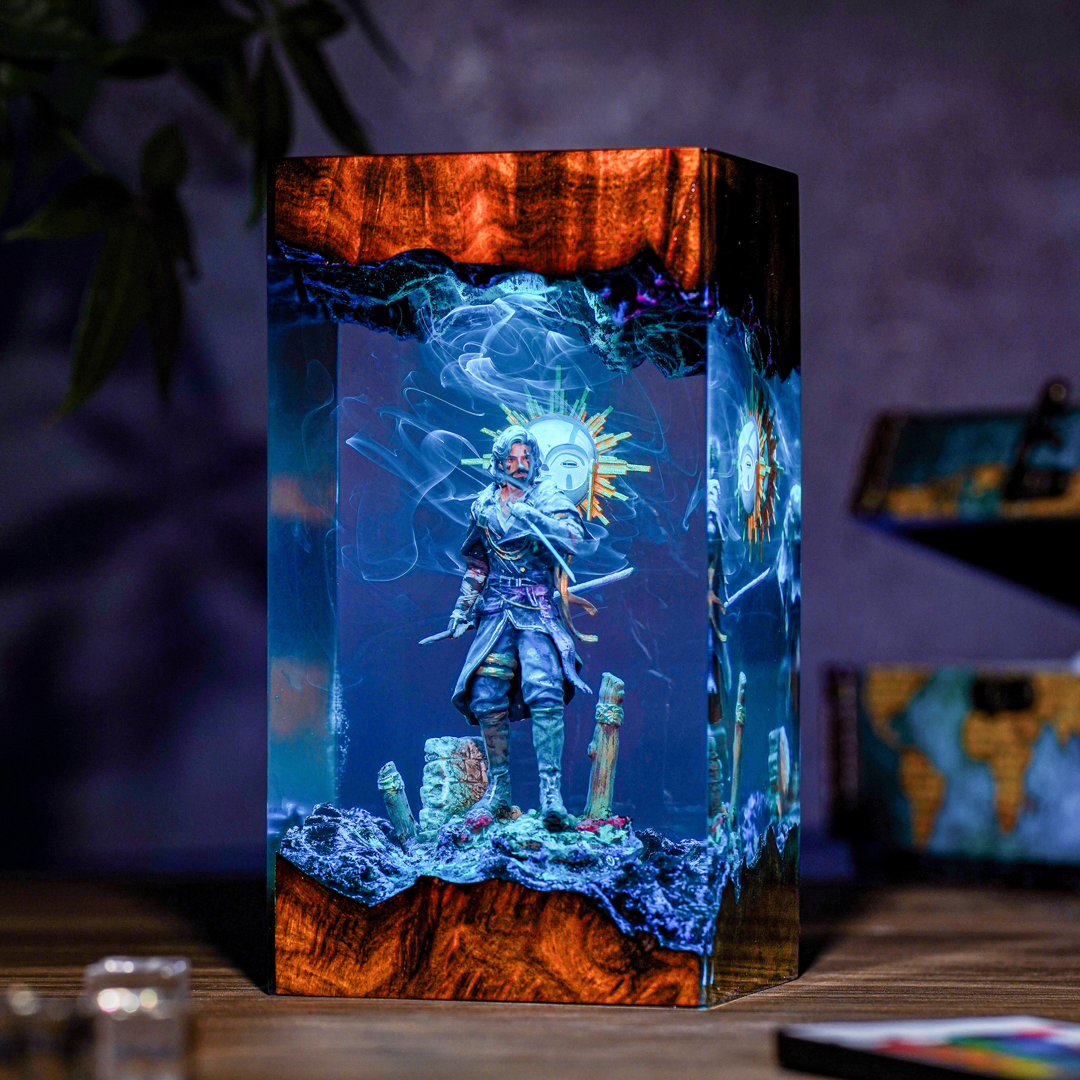 Verso Clair Obscur Resin lamp