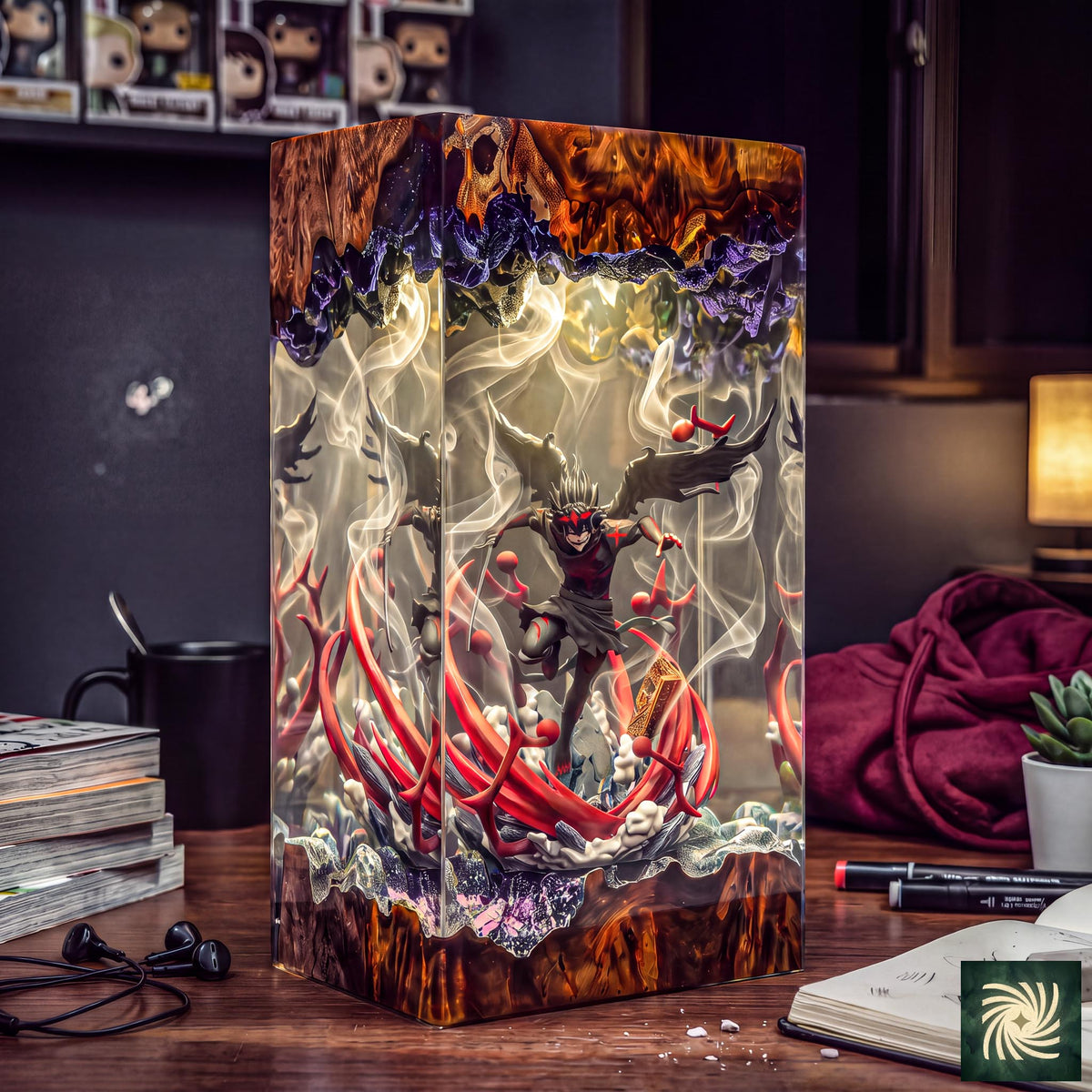 Asta Black Clover Resin Lamp