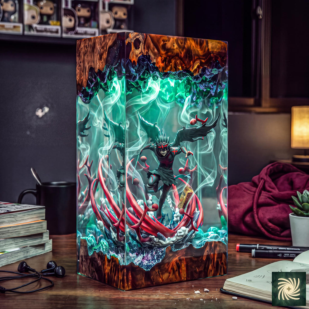 Asta Black Clover Resin Lamp