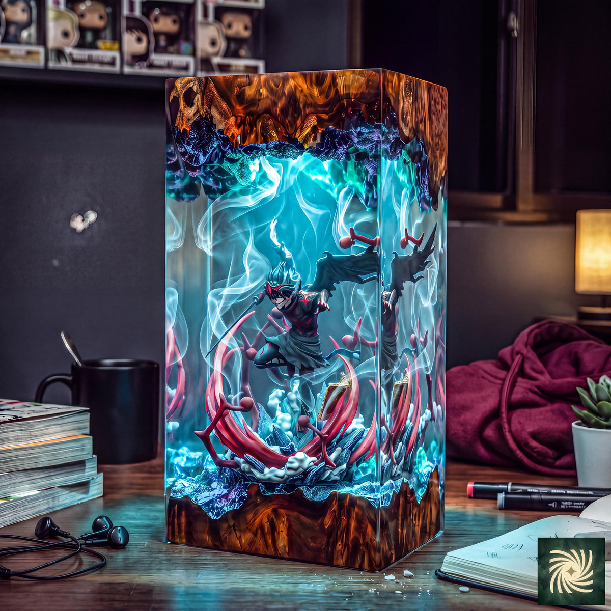 Asta Black Clover Resin Lamp