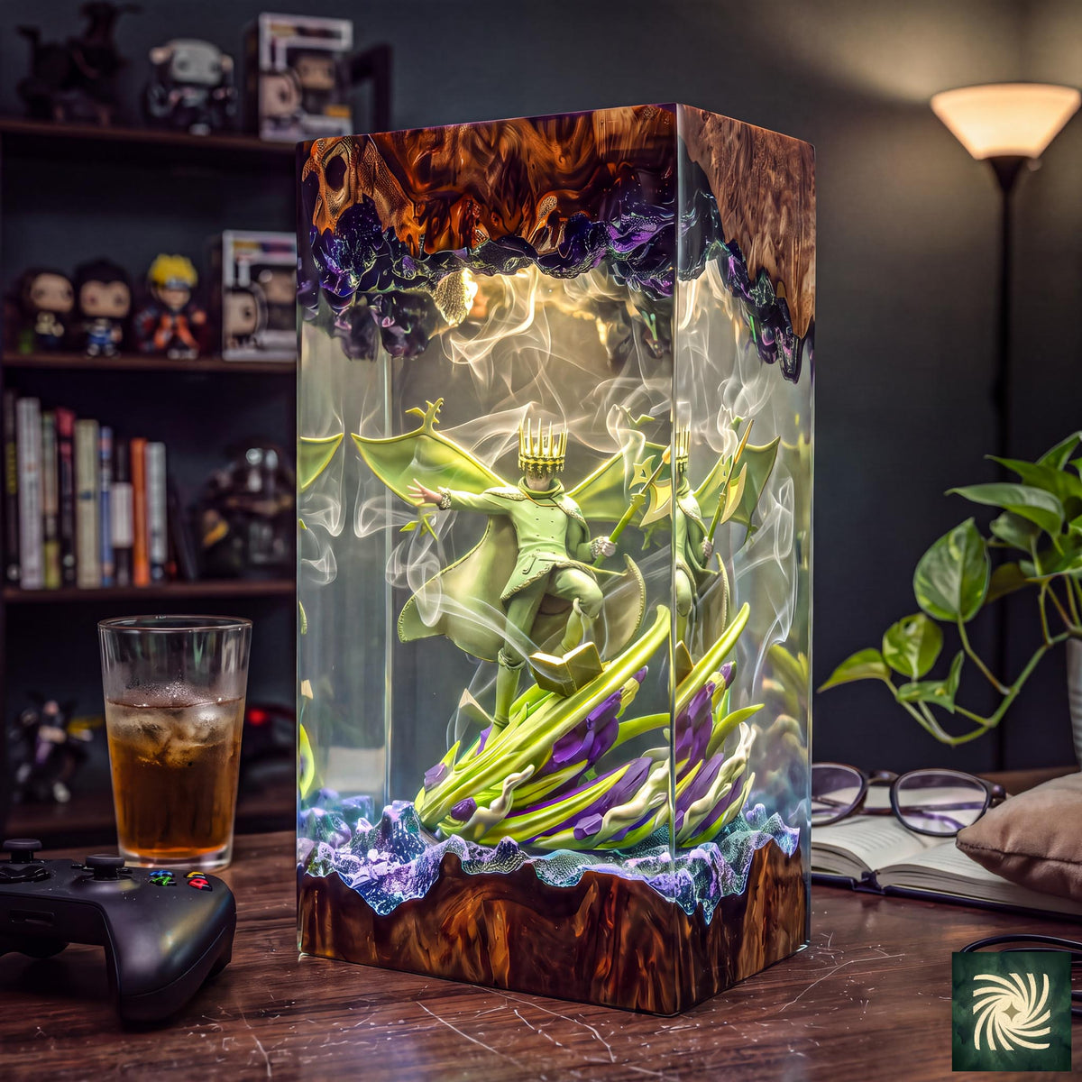 Yuno Black Clover Resin Lamp