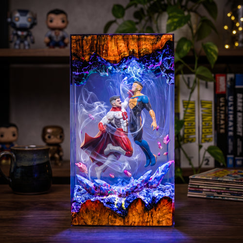 Fallen Hero: The Conqueror's Wrath Resin Lamp