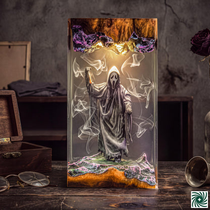 The Scream Resin Lamp