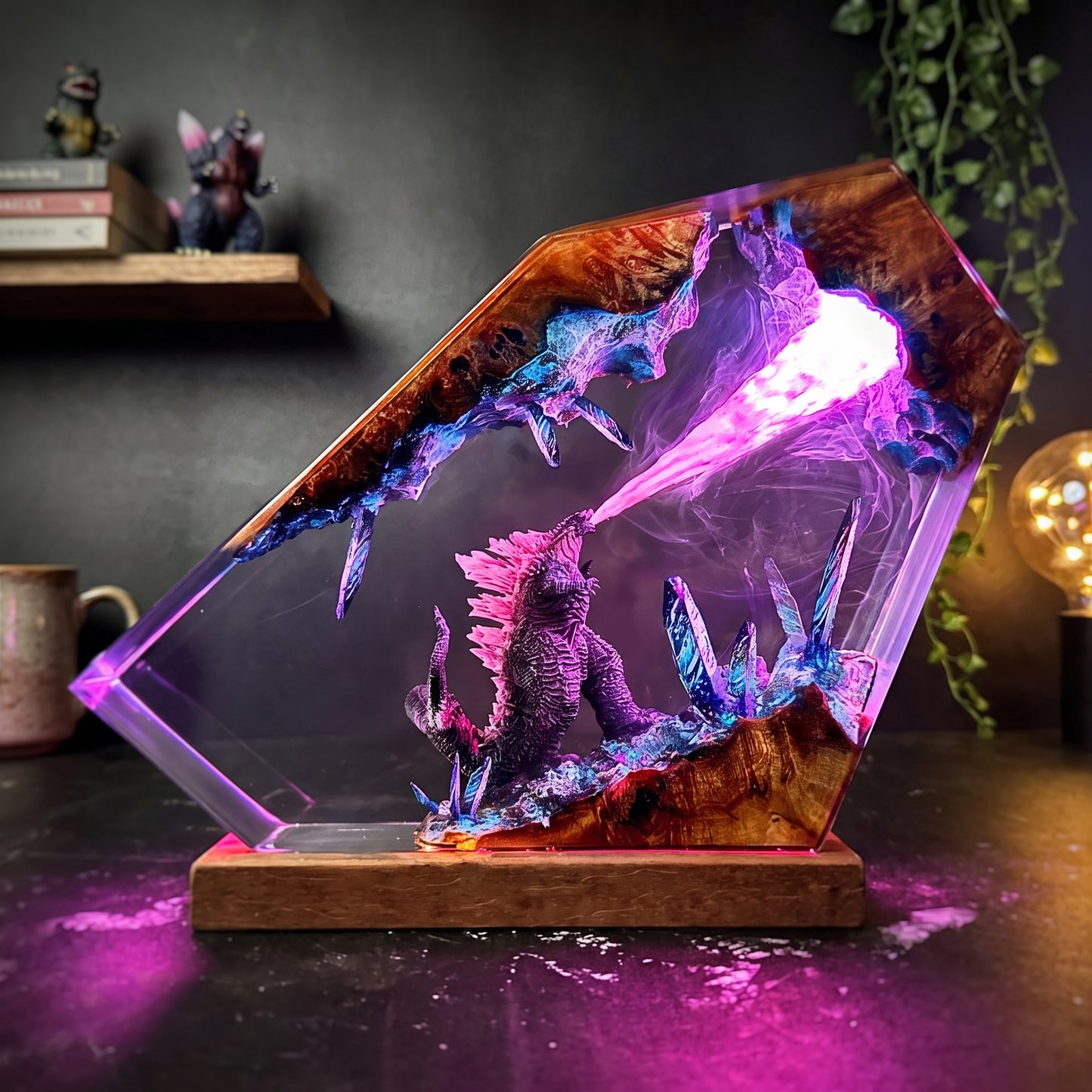 Godzilla 1 Resin Lamp