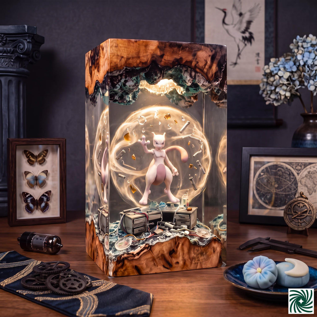 Mewtwo Resin Lamp